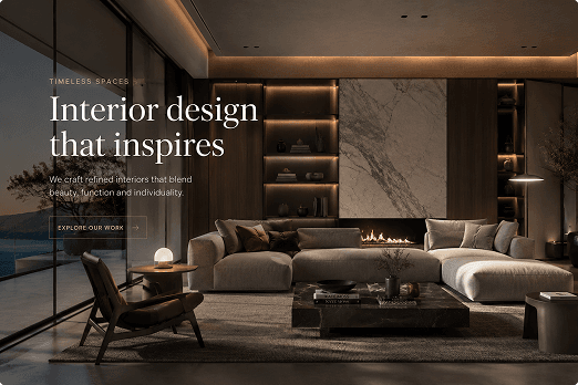 Timeless Spaces storefront rebuilt with Get Store
